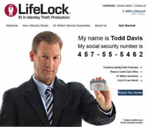 Lifelock Todd David Advertising