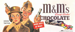 Mars advertising WWII