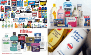 Johnson and Johnson product line