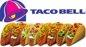 Taco Bell Logo and Tacos