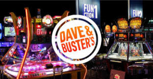 Dave and Busters inside arcade