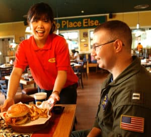 070620-F-5435R-002 Chili's Too opened June 18 at Kadena Air Base, Japan. The base hosts one of the busiest Chili's resturants in the world. Chili's Too is a smaller scale restaurant serving the same quality of food as the main restaurant, but faster. (U.S. Air Force photo by Staff Sgt. Reynaldo Ramon)