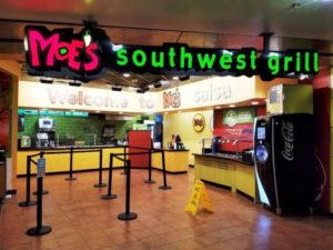 Moe's Southwest Grill Mall Location