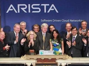 Arista Executives at the NYSE