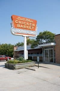 chicken basket sign