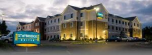 Staybridge Suites Hotel Front at Night