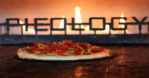 Pieology Logo and Pizza