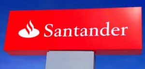 Santander Bank sign