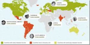 Ancestry.com map