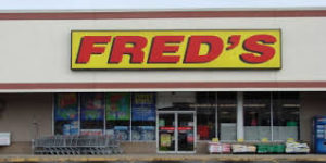 Fred's store front