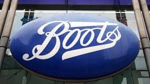 Boots store sign