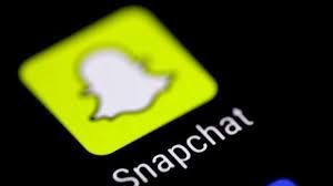 snapchat logo on cell phone