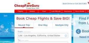 Cheap Fare guru website