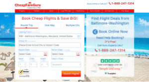 cheap fare guru website 2